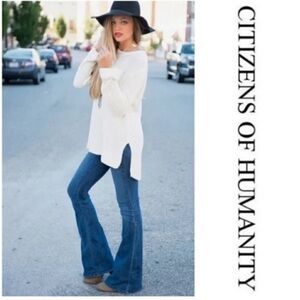 Citizens of Humanity Ingrid #002 Low Waist Flair Stretch Denim Jeans Size 29